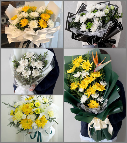 广西百色田阳县田州镇白事花束代送